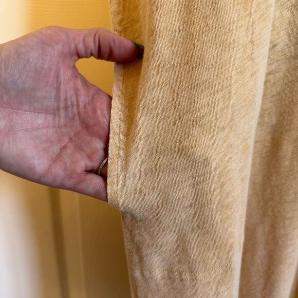 NWT Hello Nite Women’s Shell Midi Pajama Women’s Light Yellow Dress Large - Picture 2 of 11